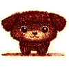 Winziges Hündchen (Rot)