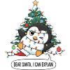 Clumsy Penguin Christmas Tree Fairy Lights