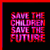 Neon Text Save the Future