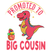 Promoted-To-Big-Cousin-T-Rex Dinosaur 