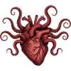 Heart Octopus Illustration