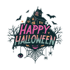 Frohes Halloween-Spukhaus
