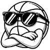 Cooler Basketball - Sportlogo
