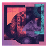 Neon Collage Geometric Pattern