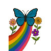 Rainbow Butterfly