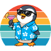 Retro Penguins Sunglasses Cool Penguin