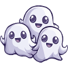 Ghosts Halloween Cute Comic