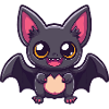 Bat Halloween Funny Comic