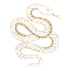 Golden Snake Net Pattern