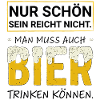 Lustiger Spruch Bier, Biertrinker & Partygänger