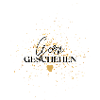 Gold Confetti Heart Fire