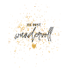 Golden Confetti Heart