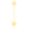 Golden Fireworks Lines