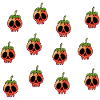 Strawberry skulls