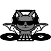 DJ Bat Casque Mixeur Fête d’Halloween