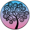 Black Spiral Tree of Life