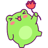 Little Green Man Cheerful Tulip