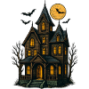 Spooky Haunted House for Halloween