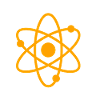 Proton Positive Thinking Atom Graphic