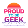 Proud to be Retro Gradient Geek