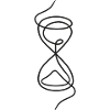 Hourglass Sketch – Time and Transience