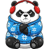 Grumpy Panda Christmas Outfit Winter Funny