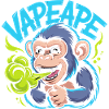 Vapeape Funny Monkey Graphic