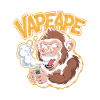 Vape Ape Funny Monkey Vaping