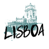 Belem Tower in Lisbon, Turquoise Silhouette