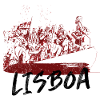 Monument Discoveries Lisbon red illustration