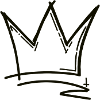Sketch Crown Hand Drawing