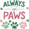Always on Paws Pastel Green