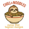 Chill Noodles Sloth Design