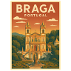 Braga Portugal Retro