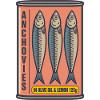 Anchovies: Three cans of lemon oil