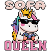 Einhorn die Sofa Queen