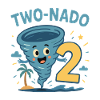 Deux Nado 2 Thème d’anniversaire tropical