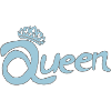 Queen in Blue with Crown