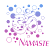 Om Namaste Gradient Kreisdesign
