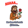 Ouch, the rose bit me