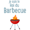 King of Barbecue Grill Illustration