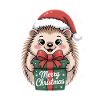 Hérisson Noël Joyeux Noël Cadeau