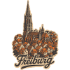 Freiburg Altstadt mit Handlettering