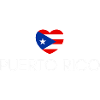 Heart with Puerto Rico flag