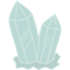 Crystal Cluster Geode Illustration