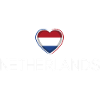 Heart with Netherlands flag