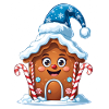 Gingerbread House Winter Magic