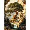 Ancient Tree in Canyon Falls