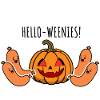 Hello Weenies! Creepy Halloween Pumpkin & Sausages