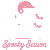 Spooky Skeleton Baseball in Pink
